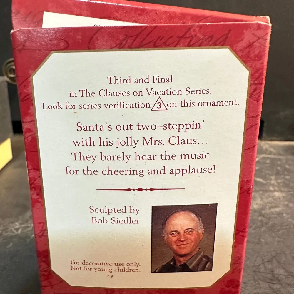 Hallmark Keepsake Ornament # 3 The Clauses‎ on Vacation Collectors Series